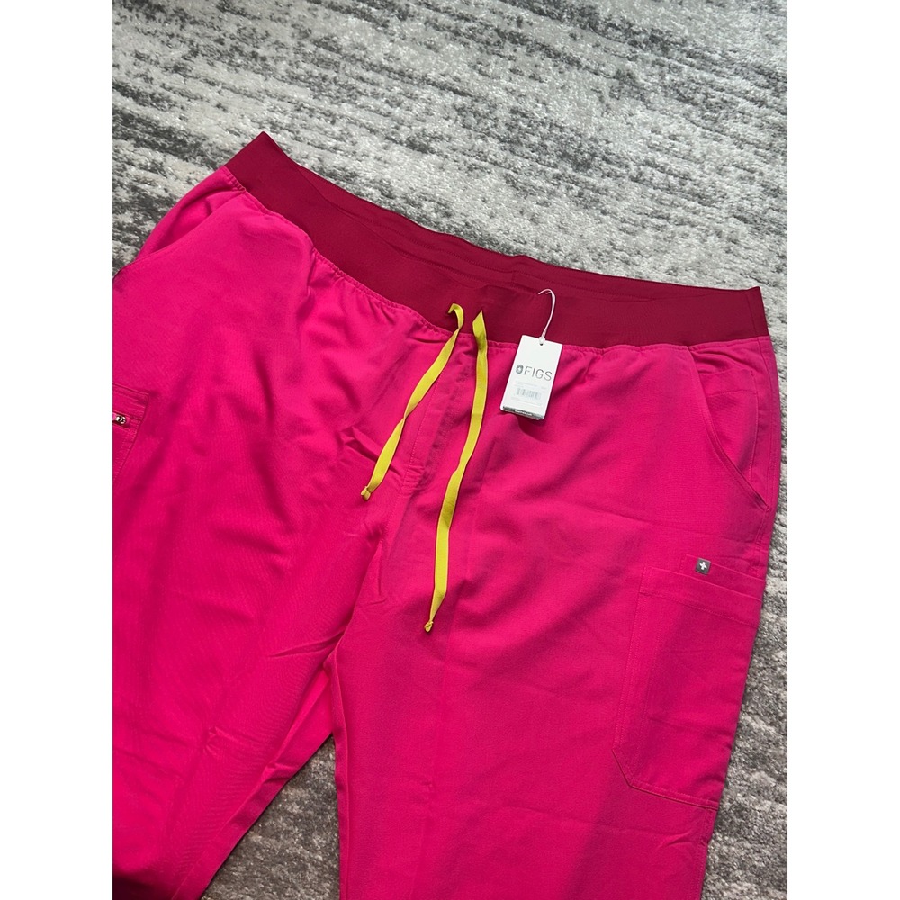 FIGS Scrub Pants Womens 6XL Pink High Waisted Yola Yoga WB 1SW200005